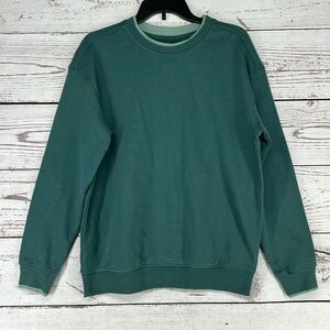 Men’s French Terry Pullover Sweatshirt Goodfellow & Co Green S NWT